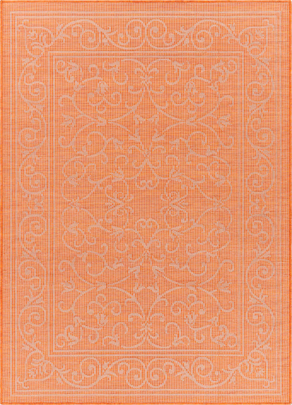 Modern Loom Pasadena PSA-2360 Orange Power Loomed Synthetic Rug