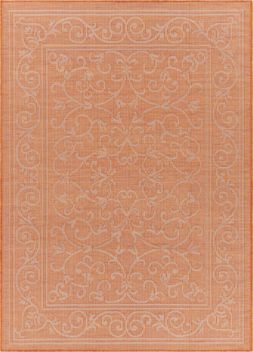 Modern Loom Pasadena PSA-2360 Orange Power Loomed Synthetic Rug Product Image