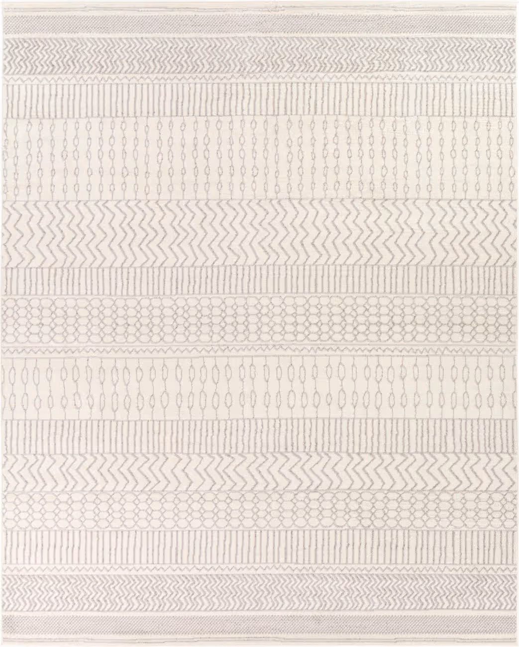 Modern Loom Pisa PSS-2301 Beige Power Loomed Synthetic Rug