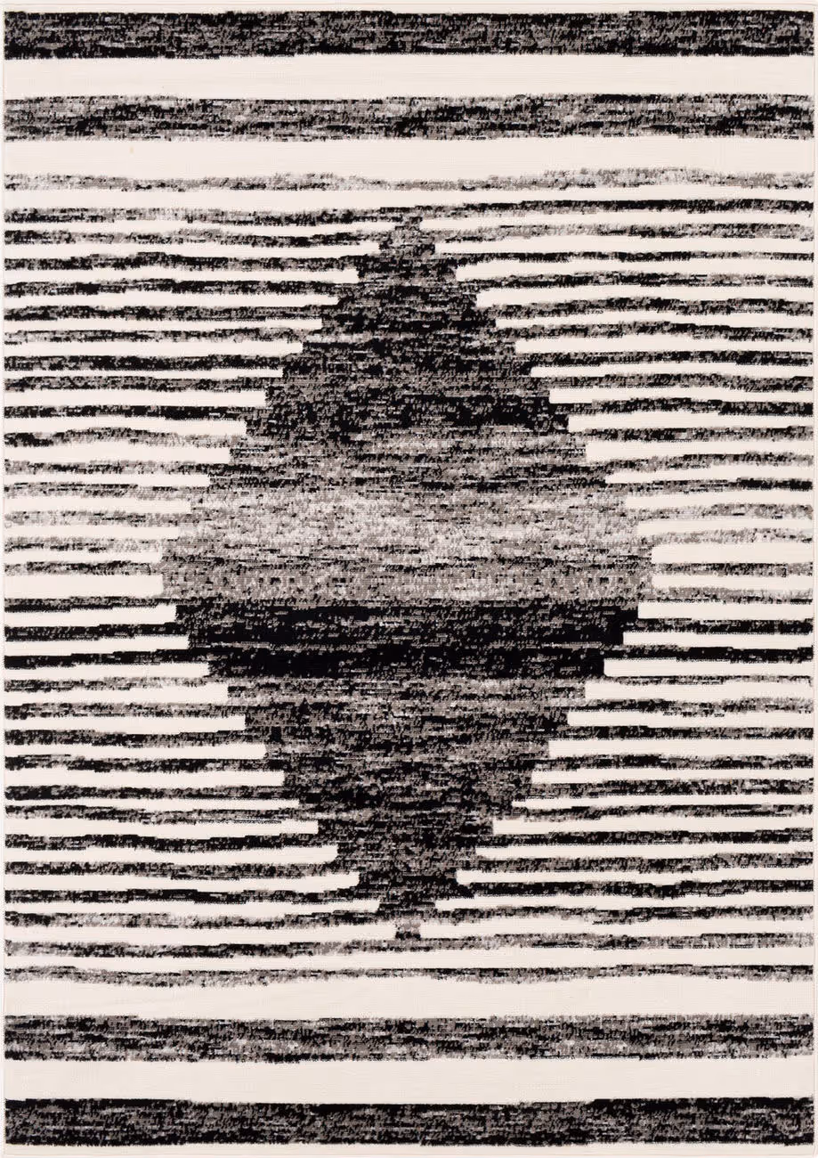 Modern Loom Pisa PSS-2312 Gray Power Loomed Synthetic Rug