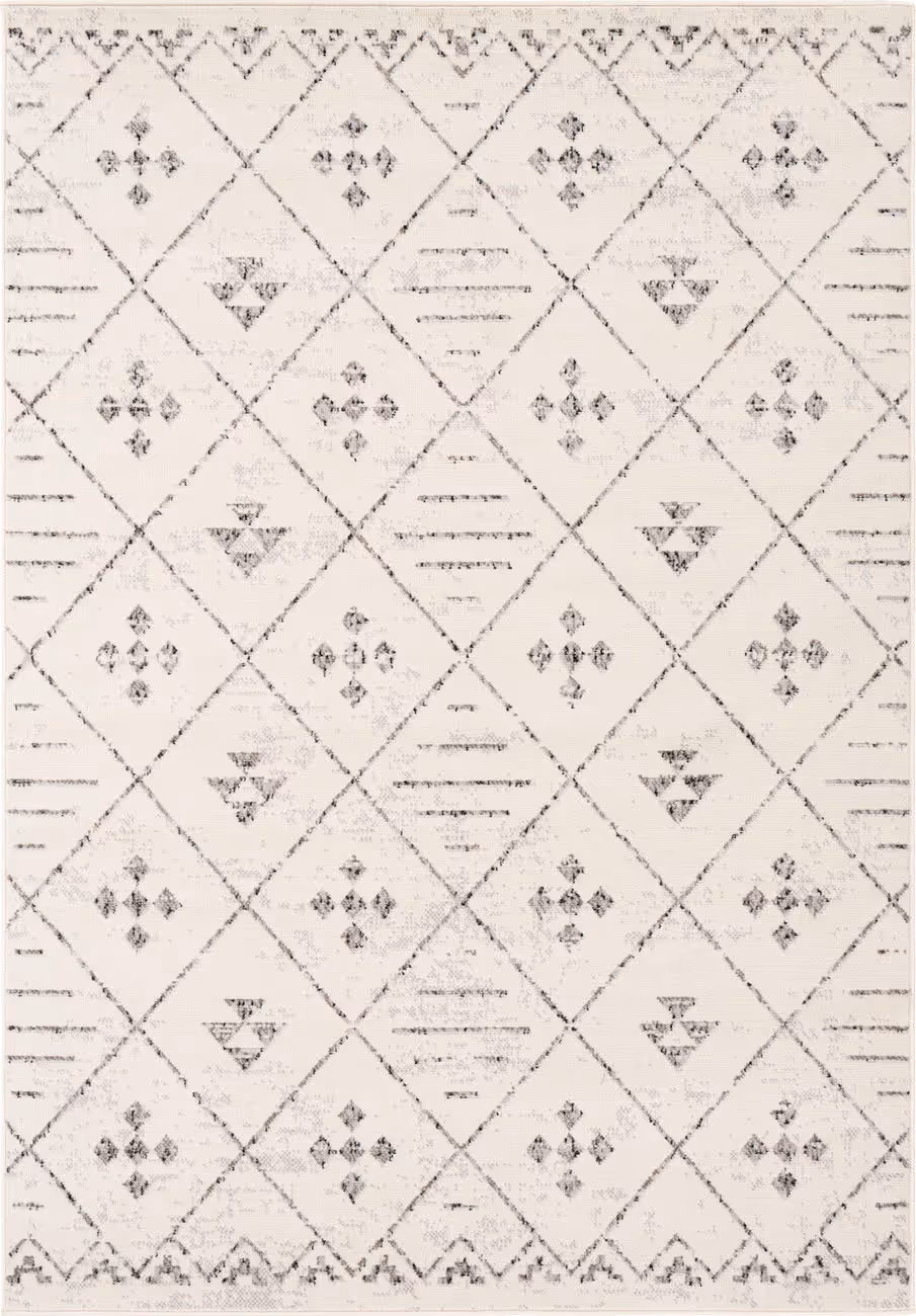 Modern Loom Pisa PSS-2317 Beige Power Loomed Synthetic Rug