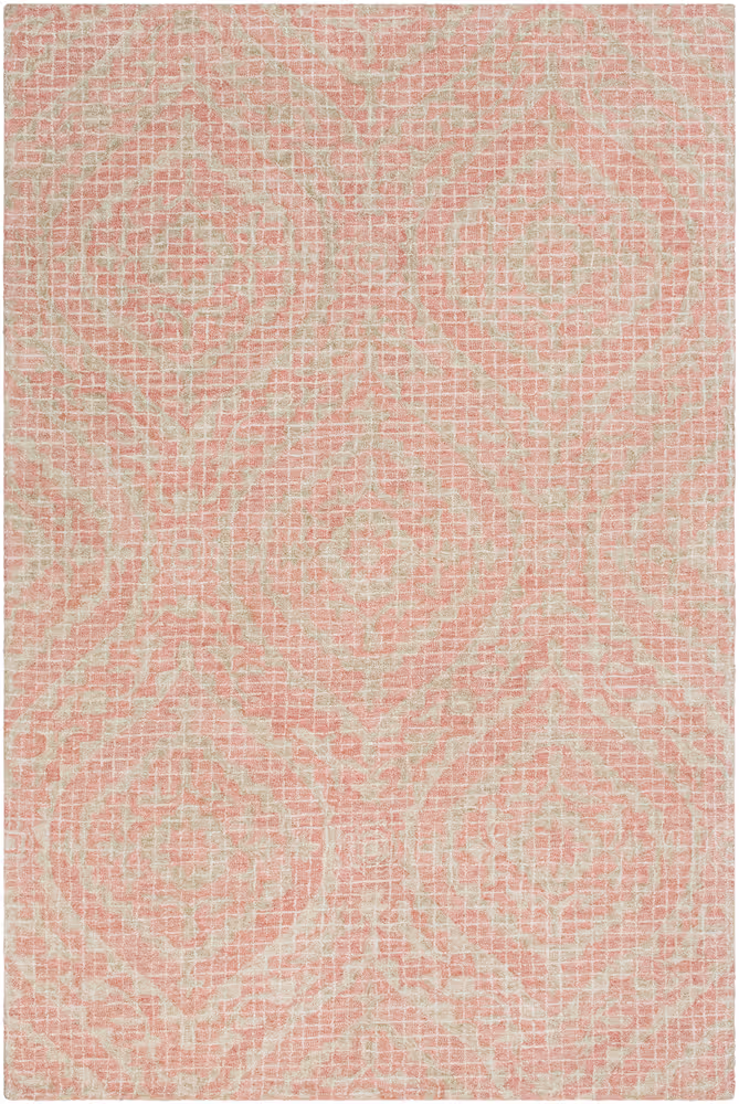 Surya Piastrella PST-2302 Coral Transitional Wool Rug