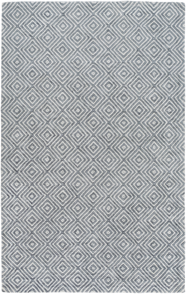 Surya Quartz QTZ5006 Light Gray Abstract Silk Rug from the Modern Rug Masters collection at