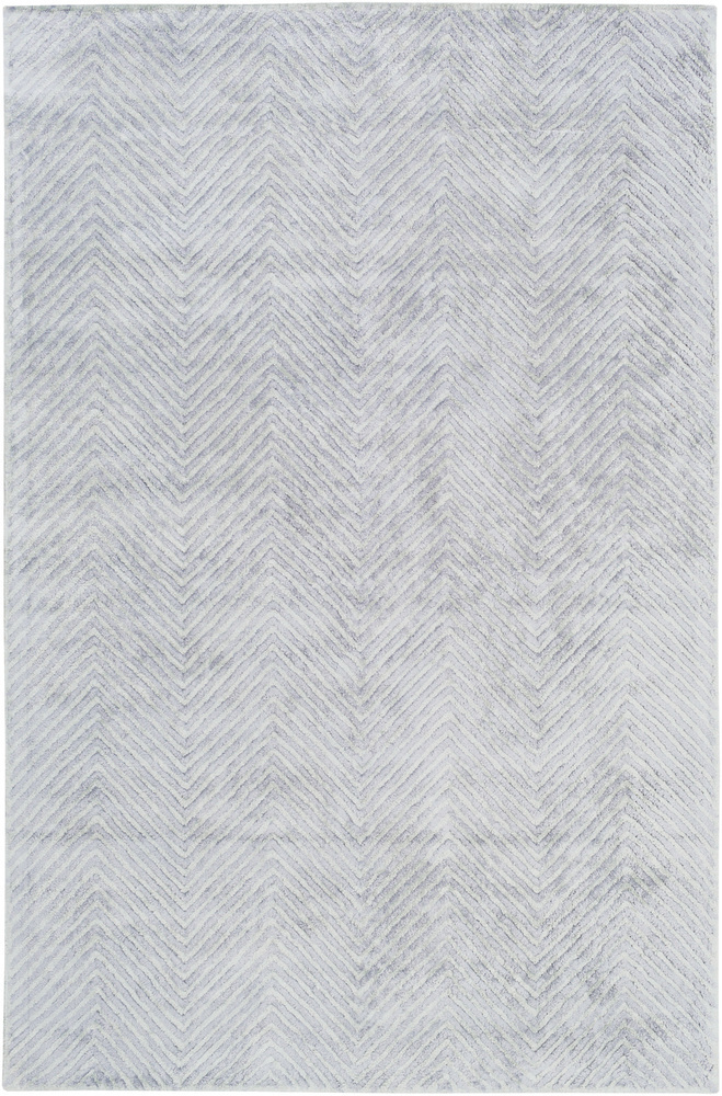 Surya Quartz QTZ5025 Pale Blue Silk Abstract Rug from the Modern Rug Masters collection at