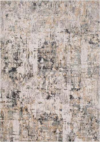 Surya Quatro QUA-2300 Medium Gray Synthetic Traditional Rug Product Image
