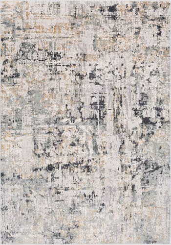 Surya Quatro QUA-2302 Silver Gray Traditional Abstract Rug Product Image