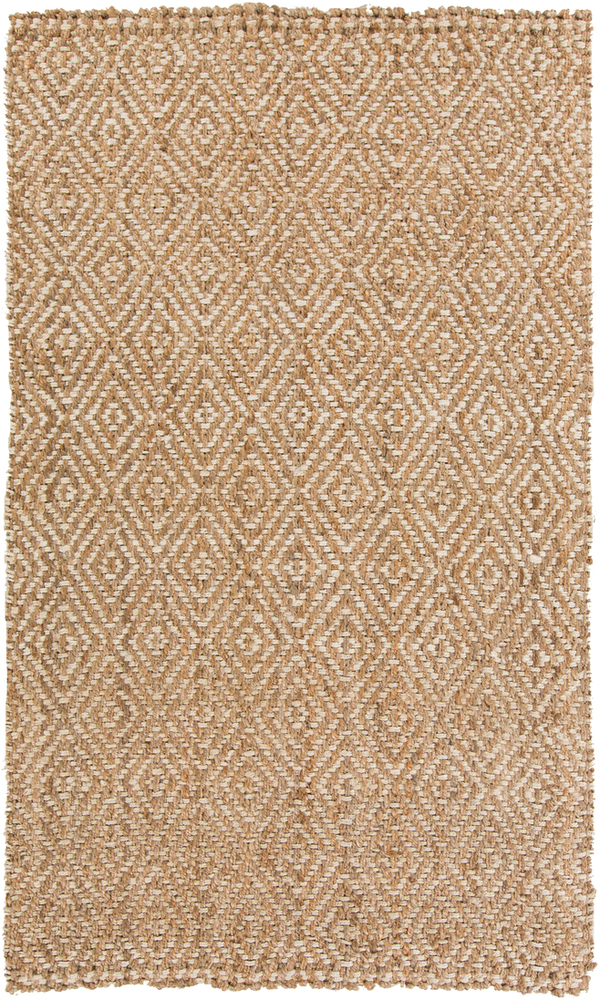 Surya Reeds REED807 Tan Patterned Natural Fiber Rug from the Sisal