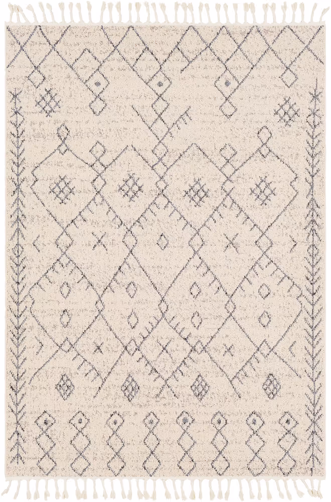 Surya Restoration REO-2309 Cream Synthetic Patterned Rug