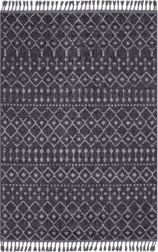 Surya Restoration REO-2312 Charcoal Synthetic Abstract Rug Product Image
