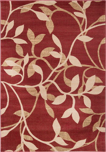 Surya Riley RLY-5011 Tan Floral Synthetic Rug Product Image