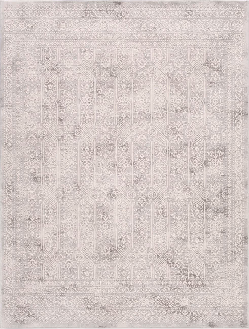 Modern Loom Alpha ALPA-2307 Gray Power Loomed Synthetic Rug