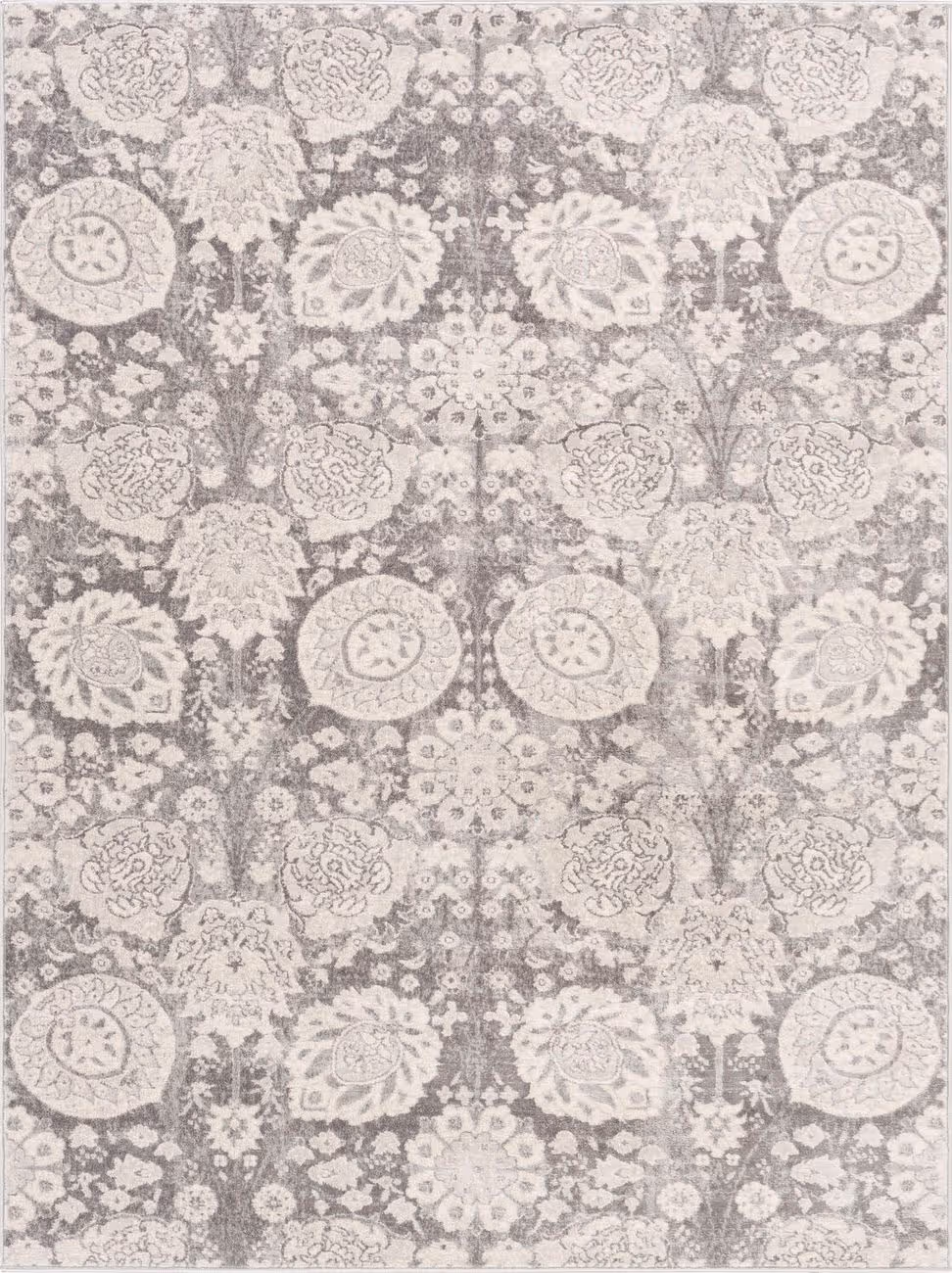 Modern Loom Alpha ALPA-2311 Gray Power Loomed Synthetic Rug