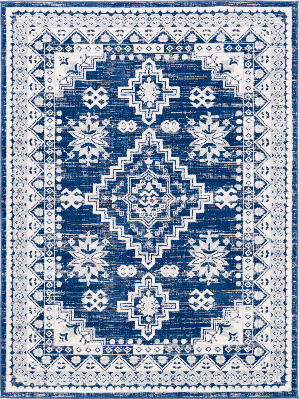 Surya Alpha ALPA-2318 Gray Traditional Bordered Rug