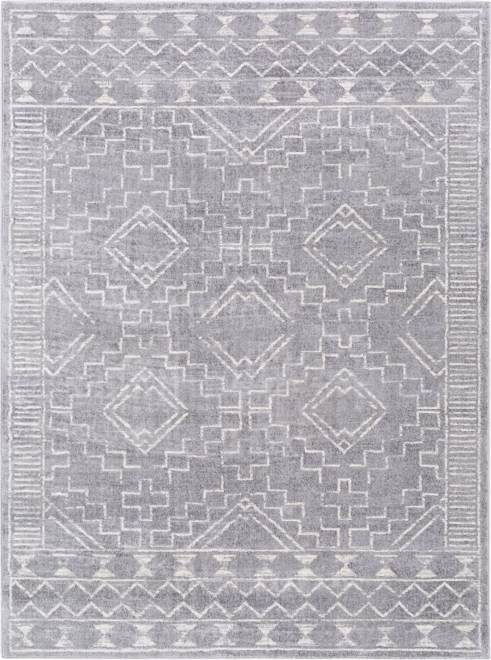 Surya Alpha ALPA-2330 Gray Southwestern Synthetic Rug