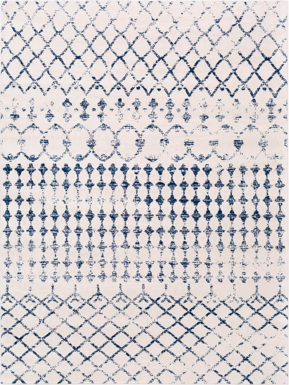 Surya Alpha ALPA-2342 Blue Patterned Synthetic Rug