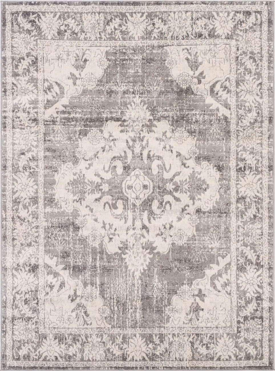 Modern Loom Roma ROM-2360 Gray Power Loomed Synthetic Rug