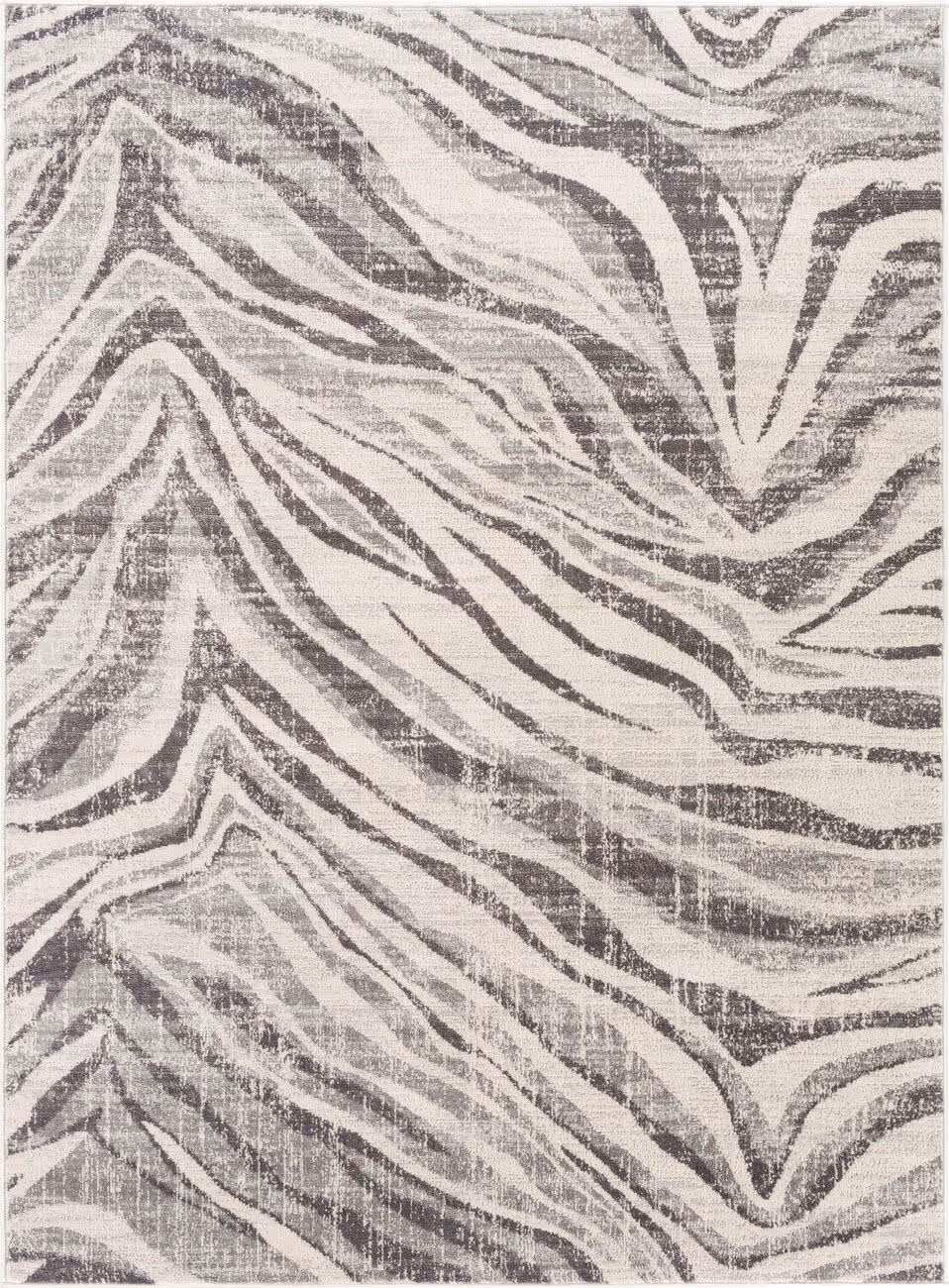 Modern Loom Roma ROM-2370 Gray Power Loomed Synthetic Rug