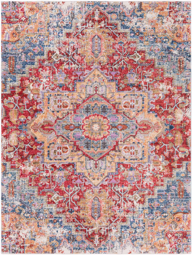 Surya Rumi RUM-2307 Dark Red Traditional Transitional Rug
