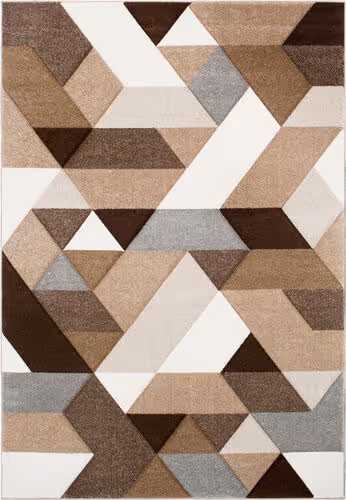 Surya Santa Monica SAC-2315 Dark Brown Abstract Synthetic Rug Product Image