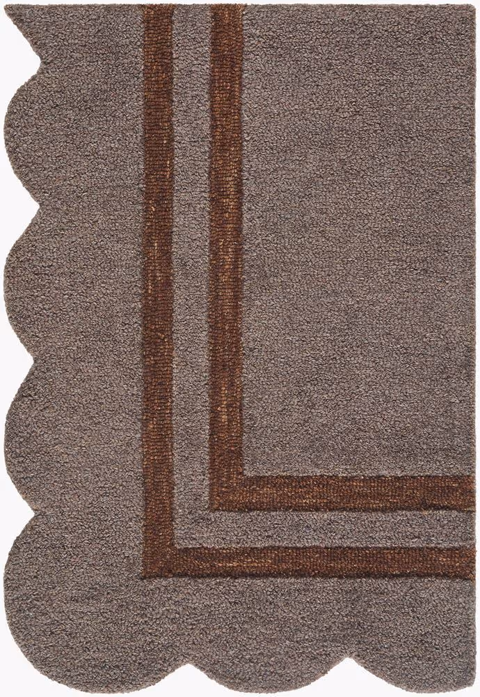 Surya Scalloped SCP-2303 black Rug Product Image