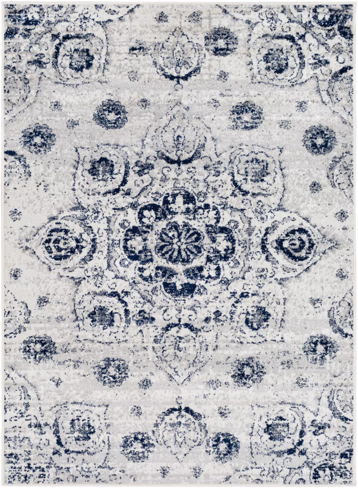 Surya Seville SEV-2305 Dark Blue Synthetic Transitional Rug