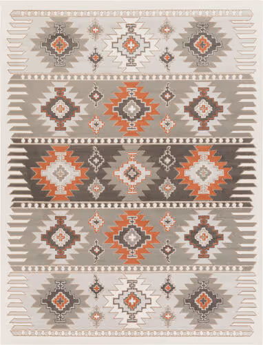 Surya Alsha ALSA-2303 Gray Patterned Southwestern Rug Product Image