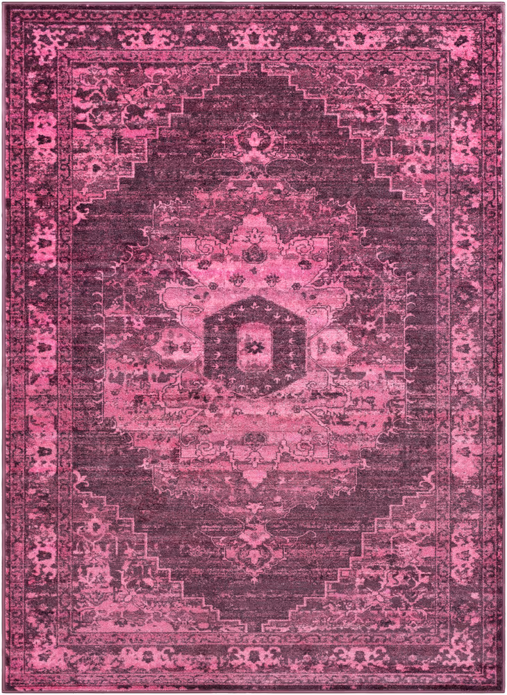 Surya Silk Road SKR-2319 Bright Pink Traditional Transitional Rug