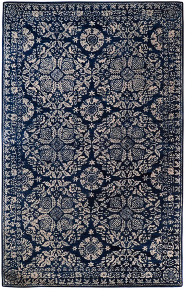 Surya Smithsonian SMI-2112 Dark Blue Transitional Wool Rug