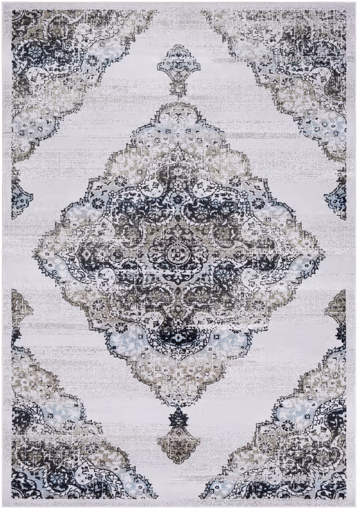 Surya Soleil SOI-2306 Navy Synthetic Transitional Rug