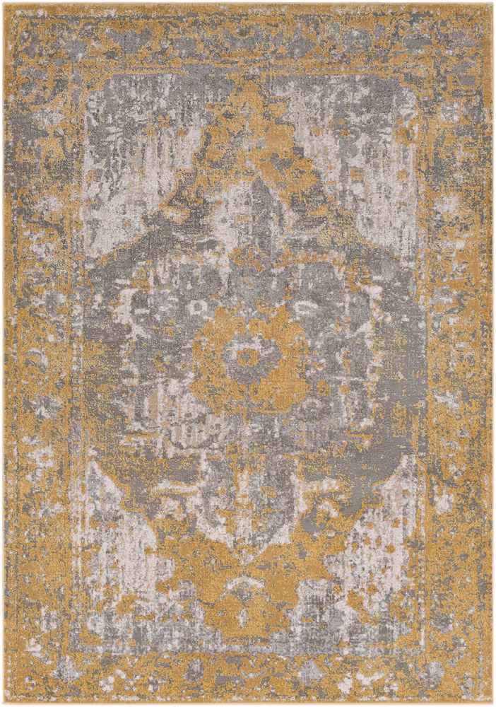 Surya Soleil SOI-2309 Bright Yellow Transitional Traditional Rug