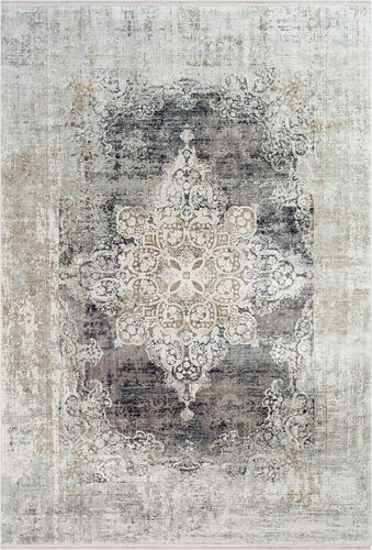 Solar SOR-2305 Charcoal Silk Traditional Rug Product Image