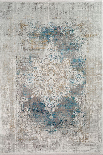 Solar SOR-2306 Sky Blue Synthetic Transitional Rug Product Image