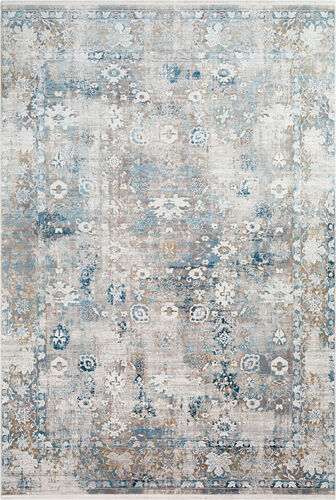 Solar SOR-2307 Sky Blue Transitional Traditional Rug Product Image