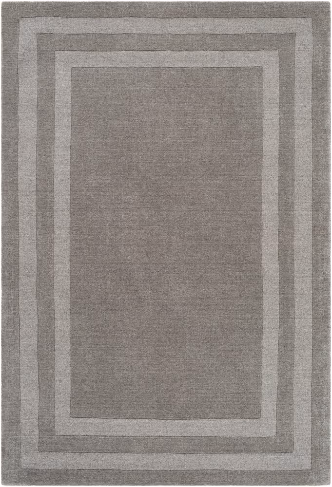 Surya Sorrento SOT-2303 Taupe Bordered Wool Rug