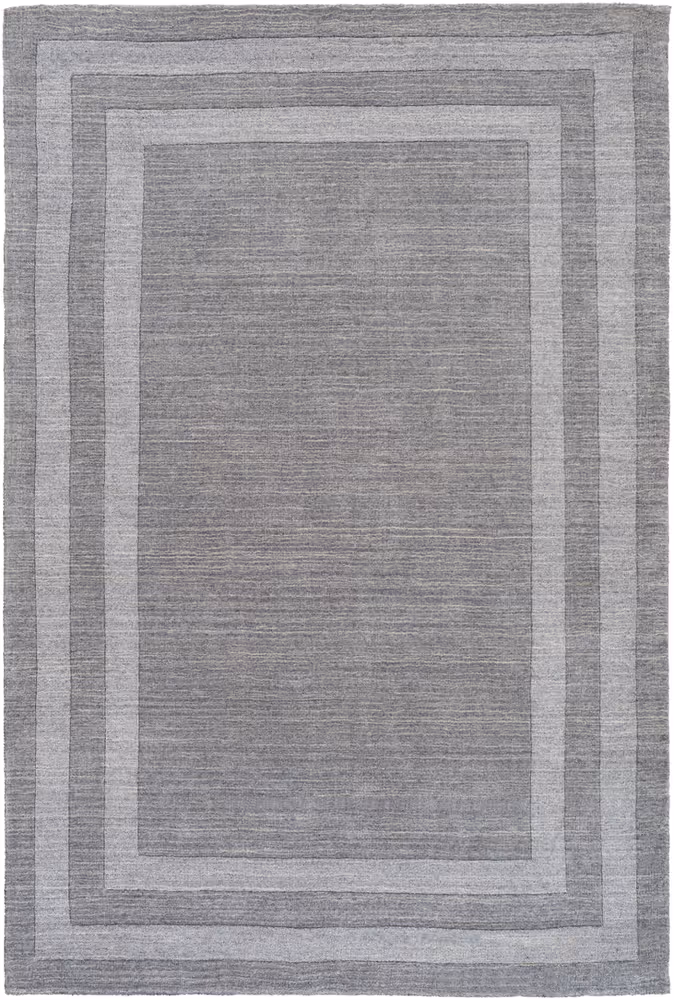 Surya Sorrento SOT-2304 Medium Gray Synthetic Bordered Rug