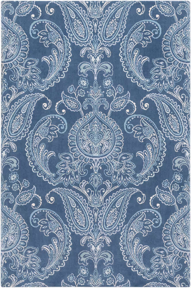Surya Simpatico SPO-1000 Navy Patterned Transitional Rug