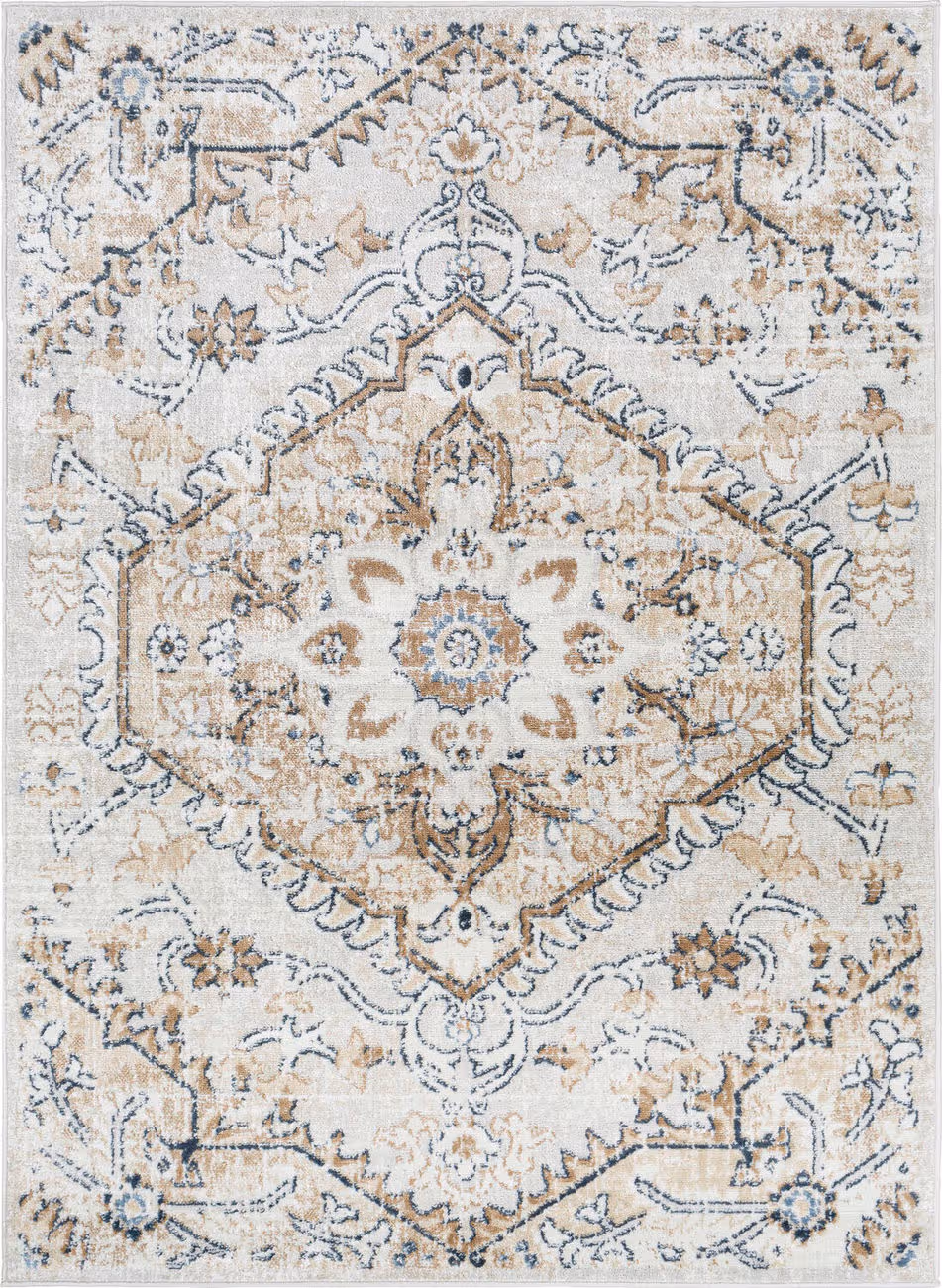 Modern Loom St tropez SRZ-2314 Gray Power Loomed Synthetic Rug
