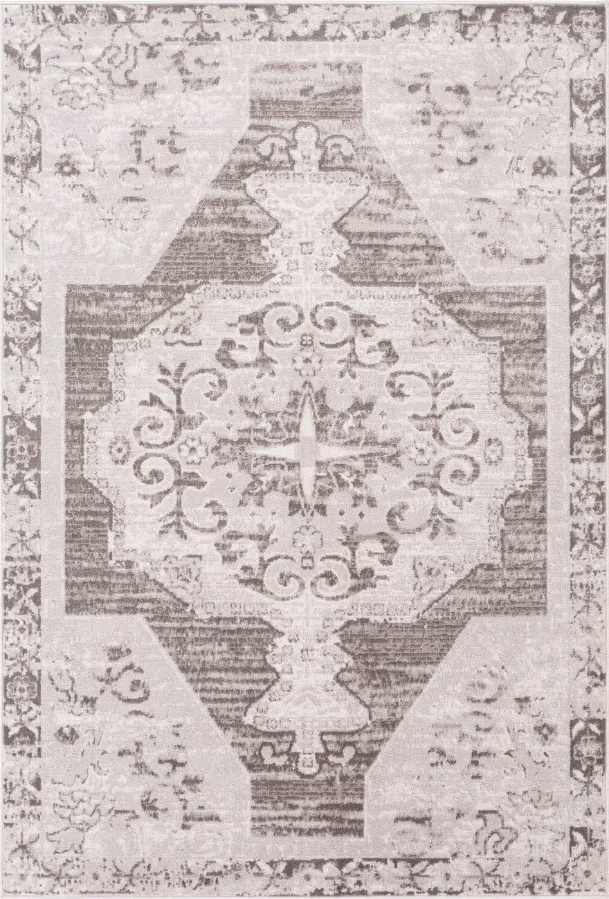 Modern Loom Alshail ALSL-2301 Gray Hand Woven Synthetic Rug