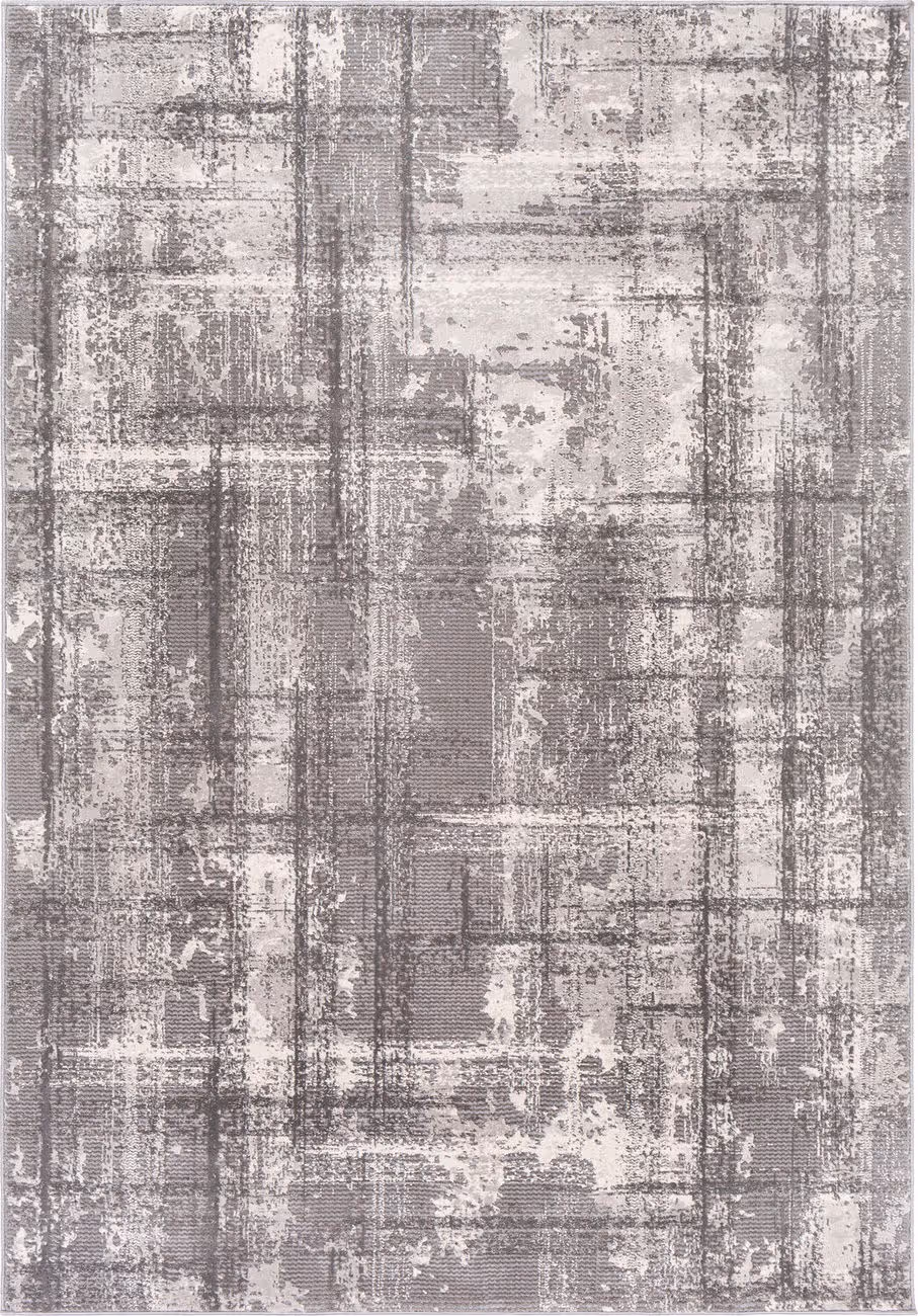 Modern Loom Tibetan TBT-2332 Gray Power Loomed Synthetic Rug