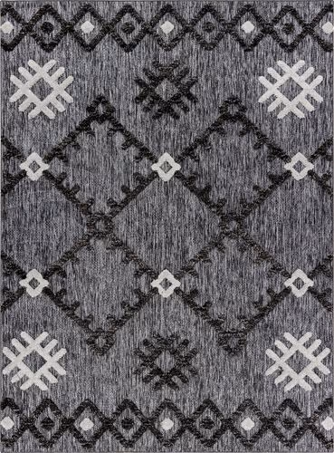Modern Loom Toledo TLD-2304 Gray Power Loomed Synthetic Rug Product Image