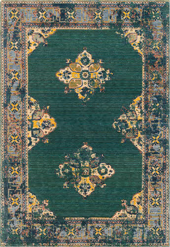 Surya Trailblazer TZR-1011 Dark Green Synthetic Bordered Rug Product Image