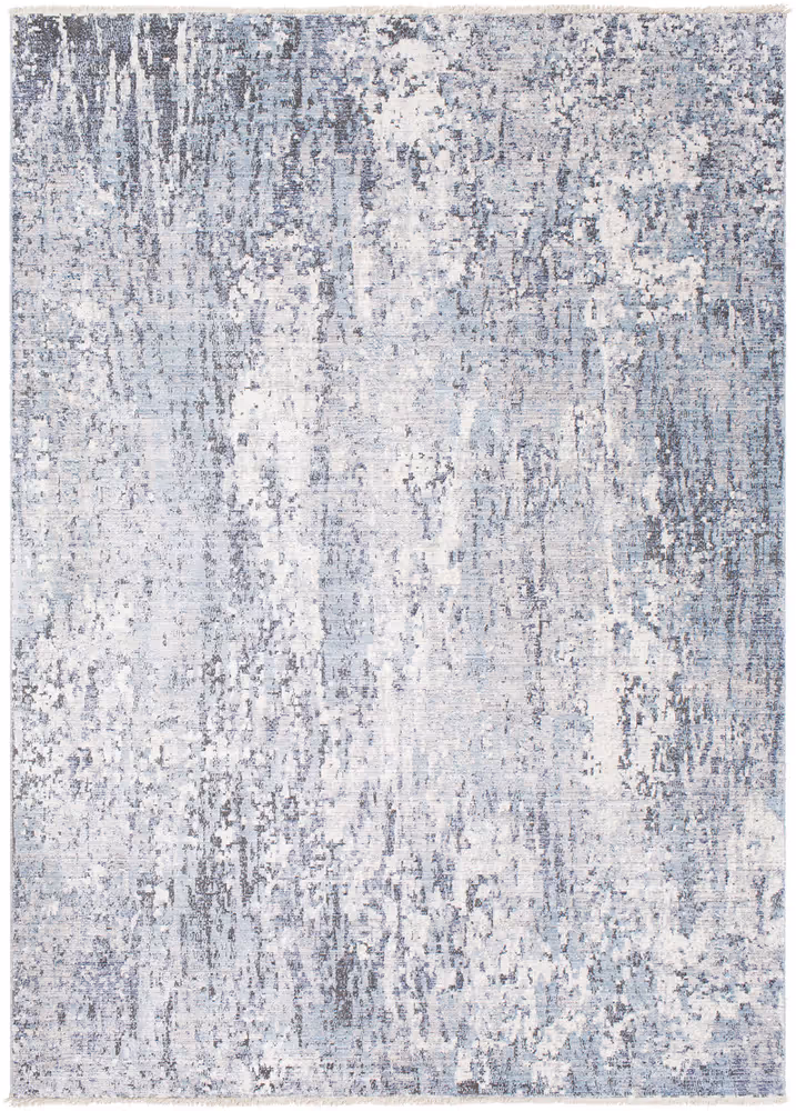 Surya Wonder WAM-2305 Bright Blue Abstract Silk Rug