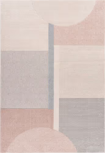 Modern Loom Flux XUF-1001 Beige Power Loomed Synthetic Rug Product Image
