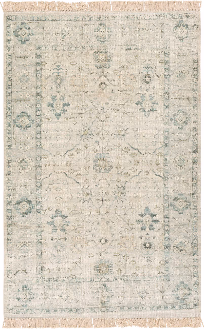 Modern Loom Zainab ZAI-2308 Gray Traditional Cotton Rug