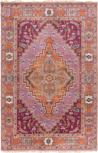 Zeus ZEU-7820 Eggplant Traditional Wool Rug Product Image