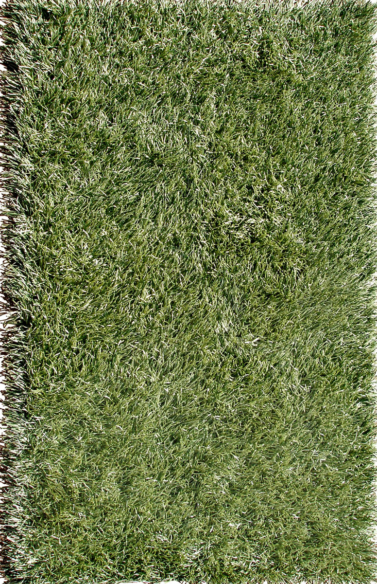 Modern Loom Green Shag Rug 3 from the Shag Rugs collection at Modern Area Rugs