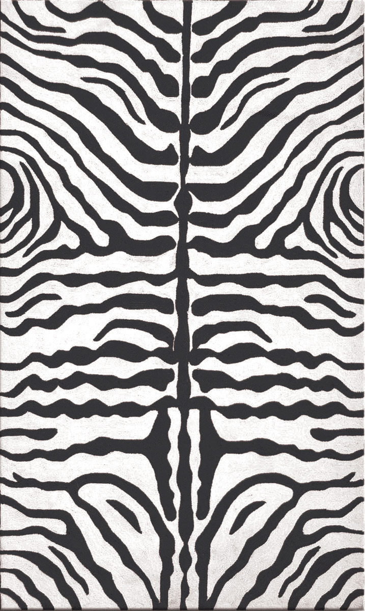 Modern Loom White Animal Print Rug 7 from the Animal Print Rugs collection at Modern Area Rugs