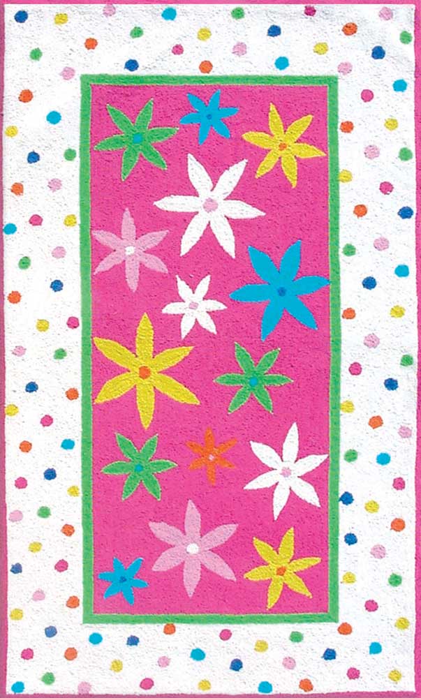 Modern Loom White Child Friendly Rug 35 from the Kids' Rugs Collection collection at Modern Area