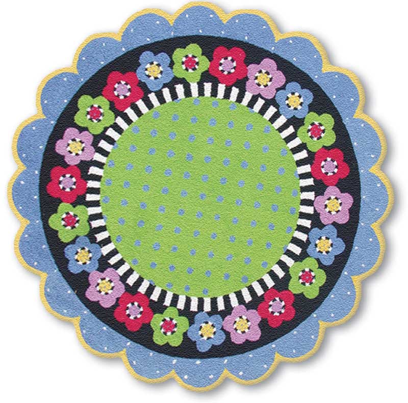 Modern Loom Blue Child Friendly Rug 10 from the Kids' Rugs Collection collection at Modern Area Rugs