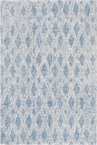 Safavieh Ivory / Blue Collection ABT206A Blue Hand Tufted Wool Rug Product Image